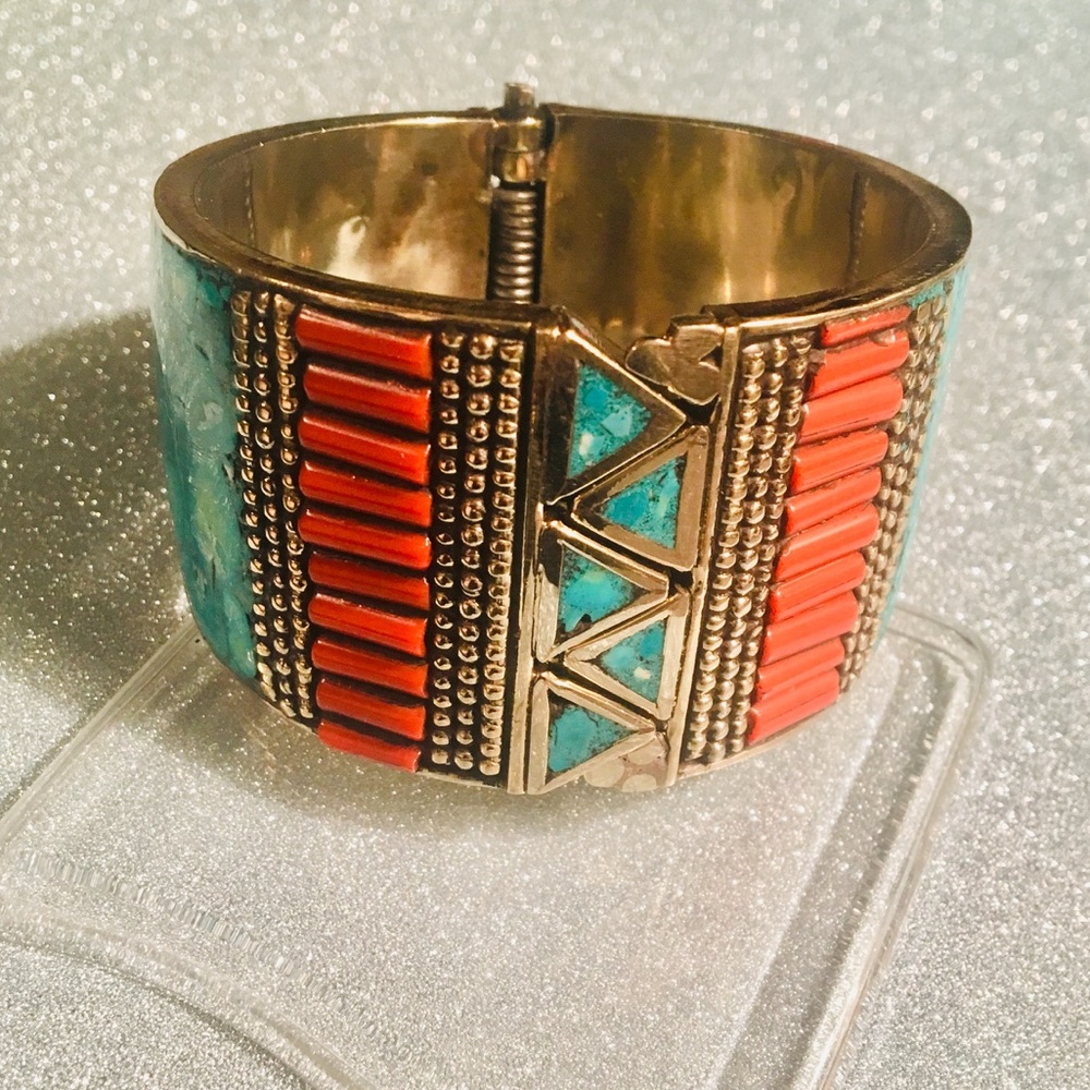 🔥🔥🔥Price drop!! Turquiose .925 Cuff Bracelet